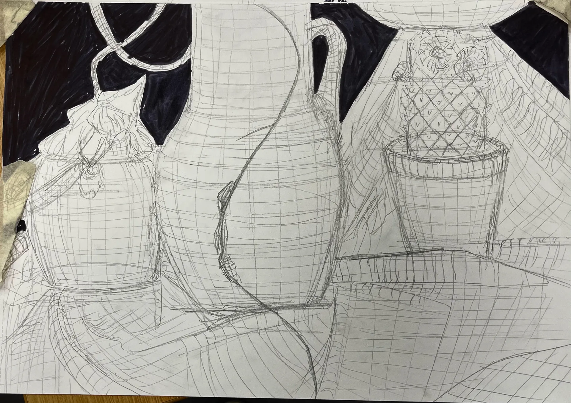 Drawing 1, Studies - 4