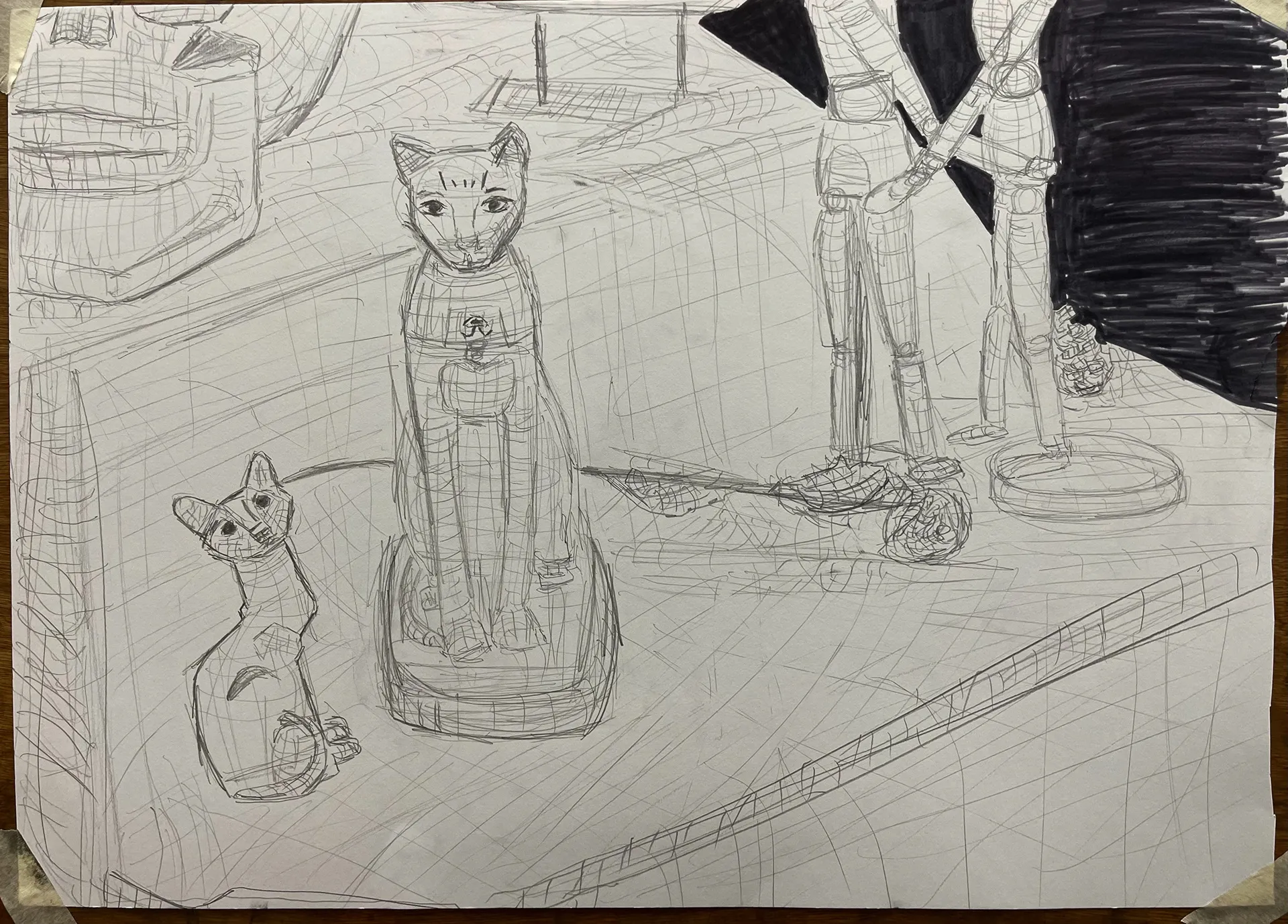 Drawing 1, Studies - 5